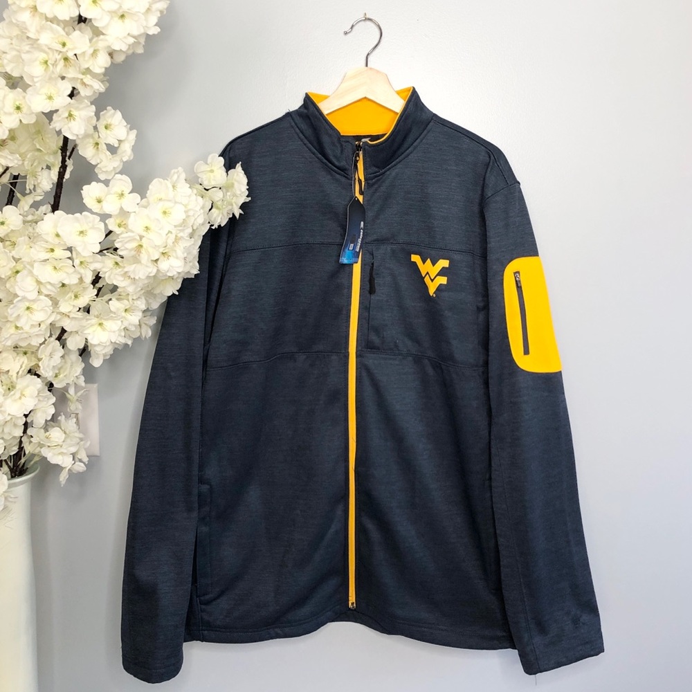 NWT West Virginia University Zip Up